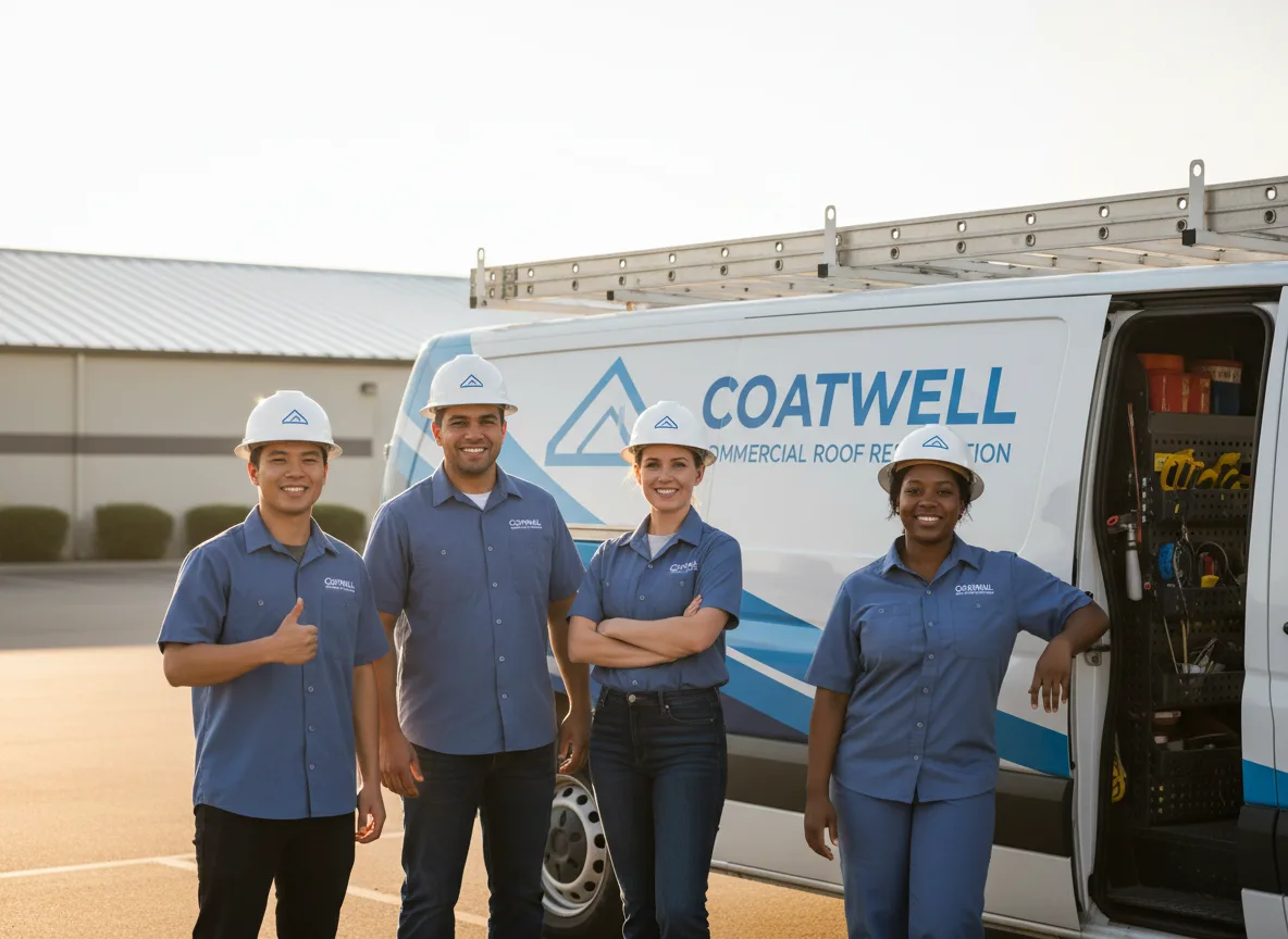 Commercial roof coating company in Eldena, IL